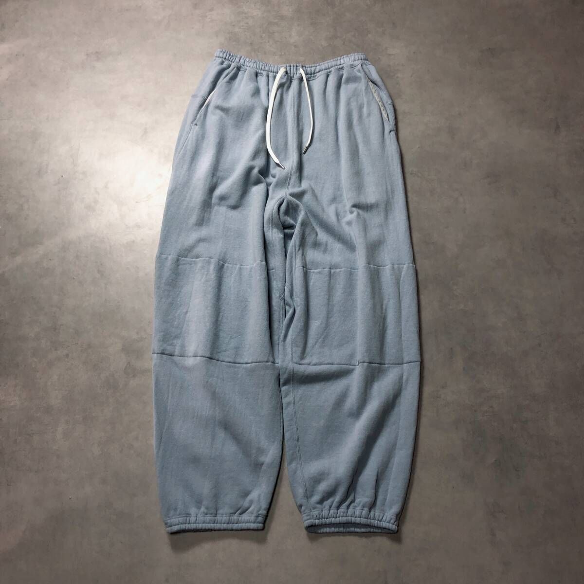 GQ 4345 CURLY＆Co 23 SS MELANGE RAFFY JOGGER グレー系 定価19800円 カーリー ジョガー スウェットパンツ