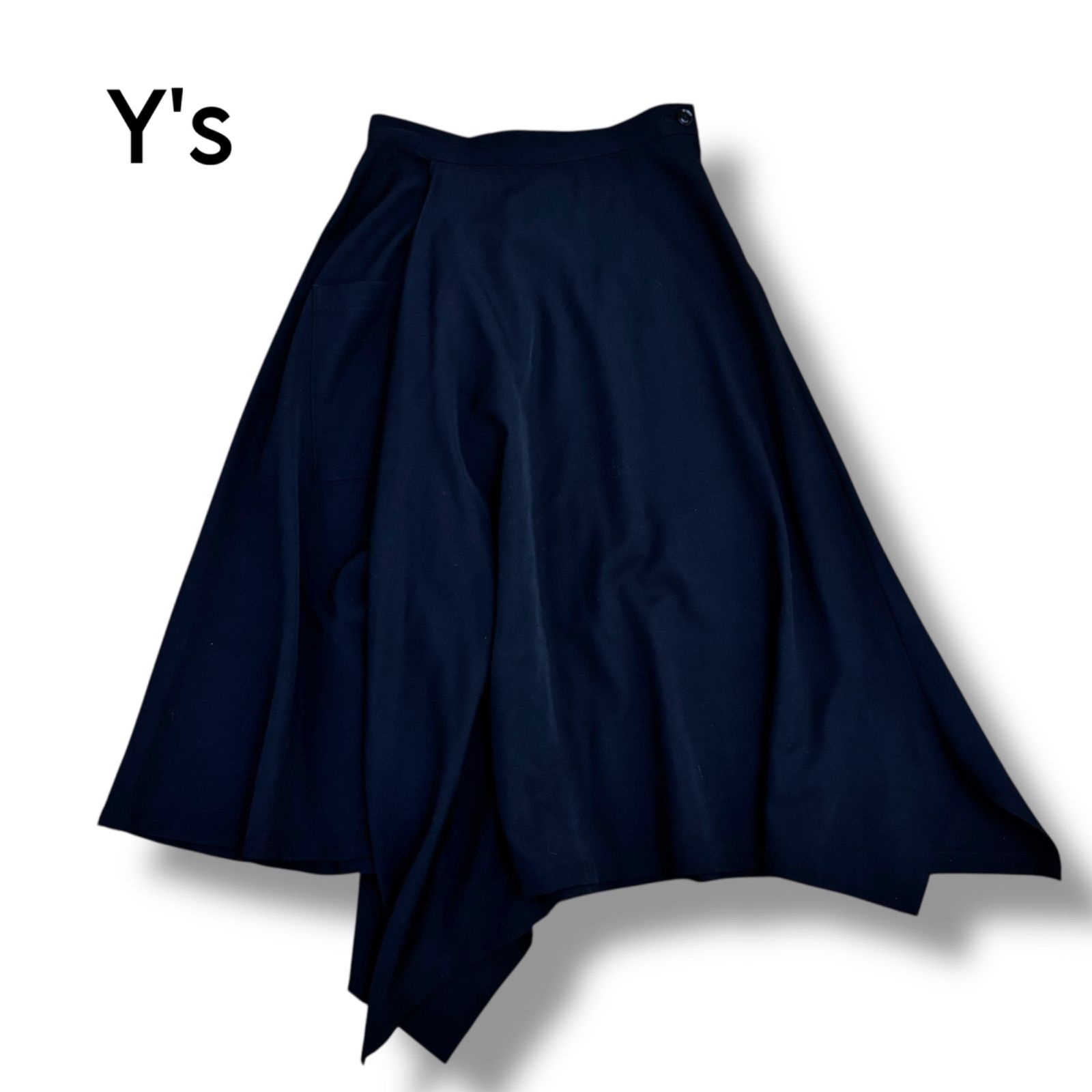 Y s アシンメトリーデザイン ロングスカート 1