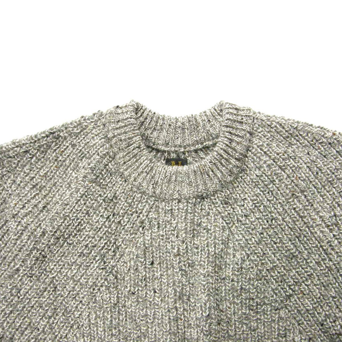 新品】 BATONER ／ バトナー TWEED SIGNATURE CREW NECK アルパカ 