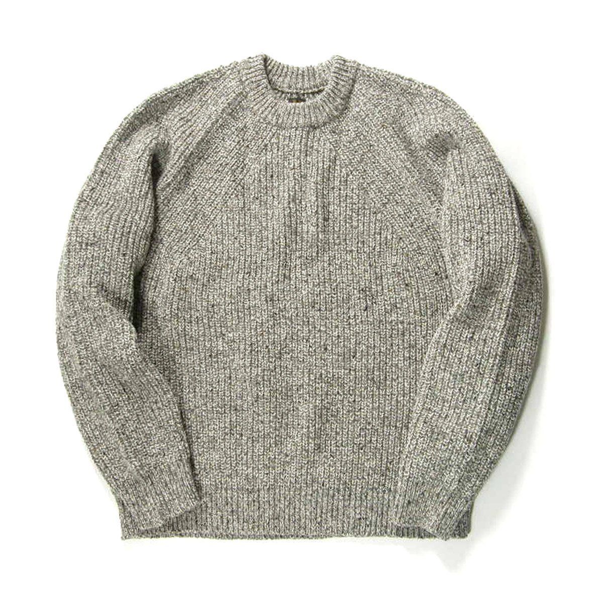 BATONER TWEED SIGNATURE CREW NECK アルパカ混 新品】 BATONER ／ バトナー TWEED SIGNATURE CREW NECK アルパカ