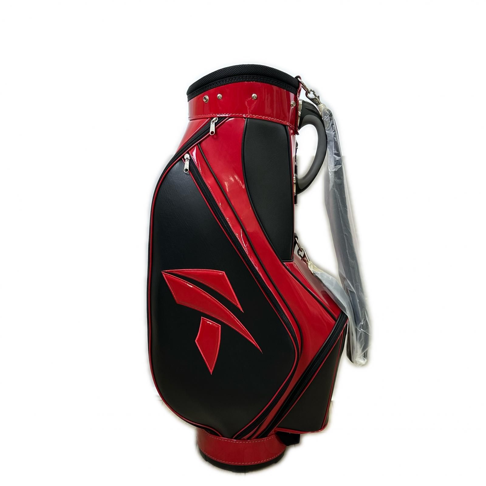 未使用 kasco キャスコ ks-084 28319 ゴルフバッグ ブラック レッド