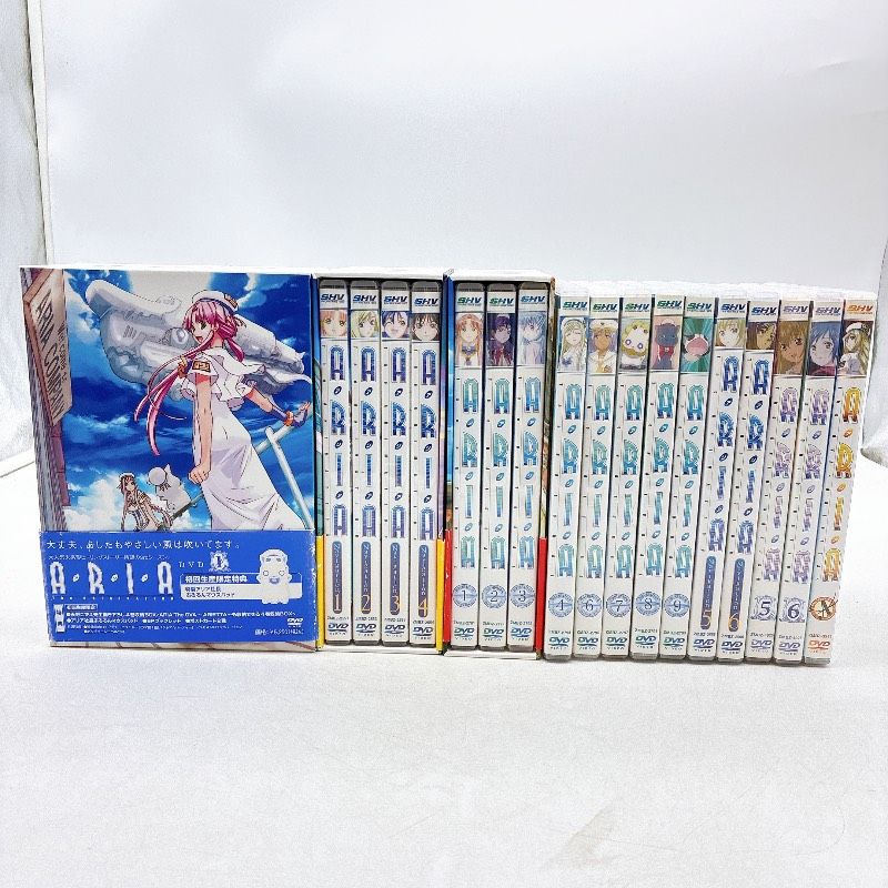 ARIA 初回生産限定版dvd フィギュア　サウンドトラック未使用 21枚】ARIA アリア 初回生産限定版 DVDBOX ARIA The ANIMATION The