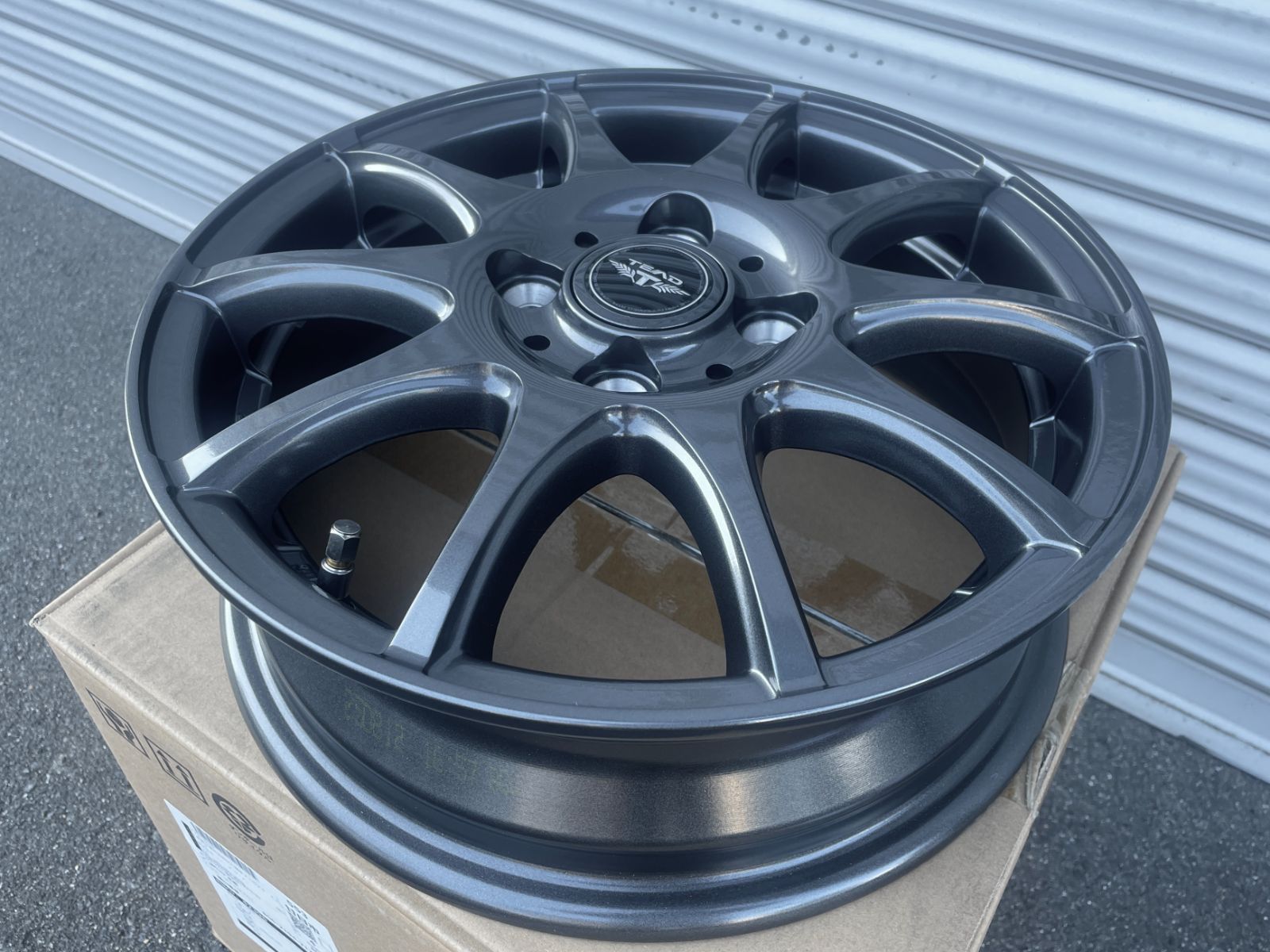  ウェッズ weds TEAD HG アルミホイール 14 4 5 J H 100 45 ガンメタ 4本 軽自動車用 14インチ 14インチ ホイール