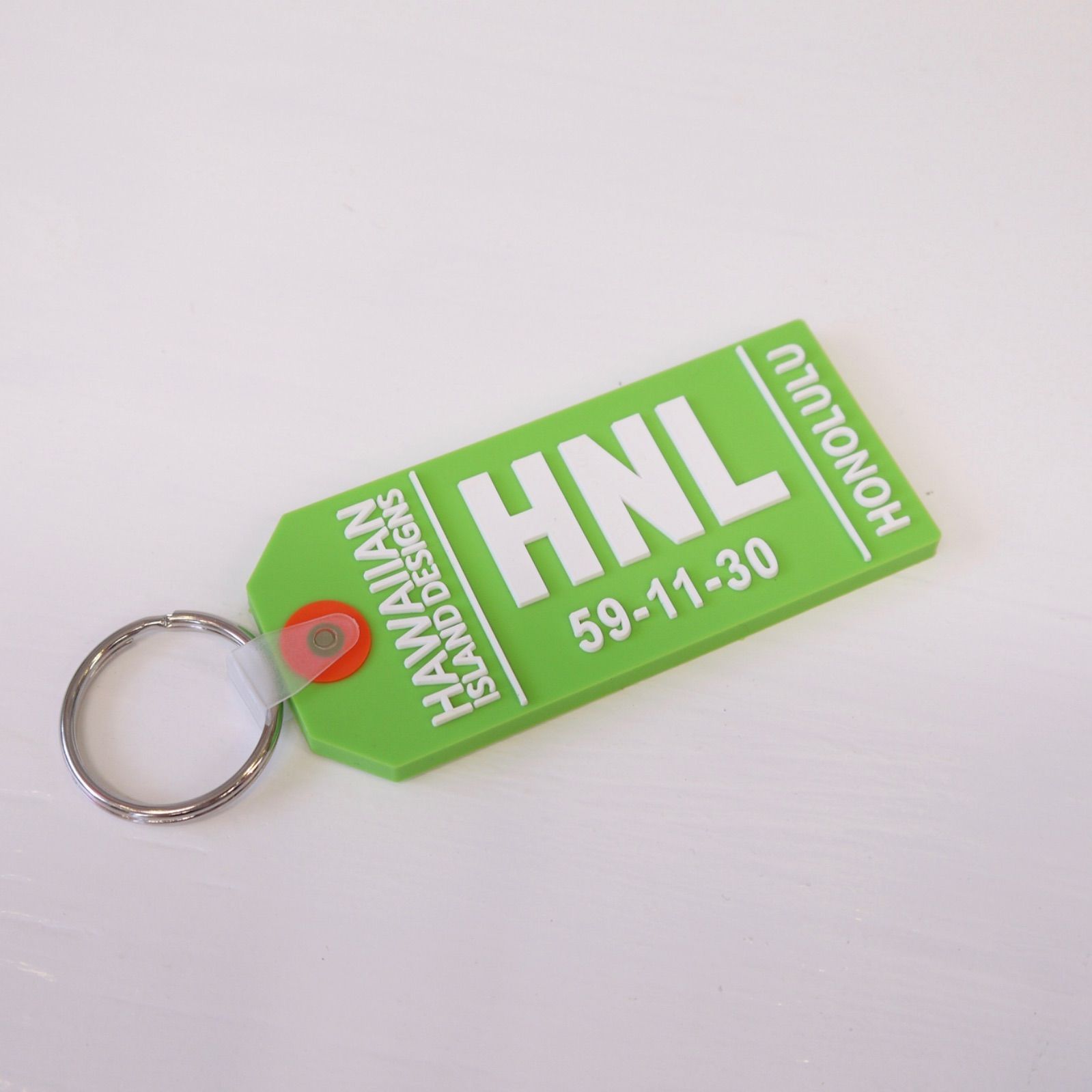 ☆ハワイアン雑貨☆HAWAII ホノルル ラゲッジラベル キーリング／タグ