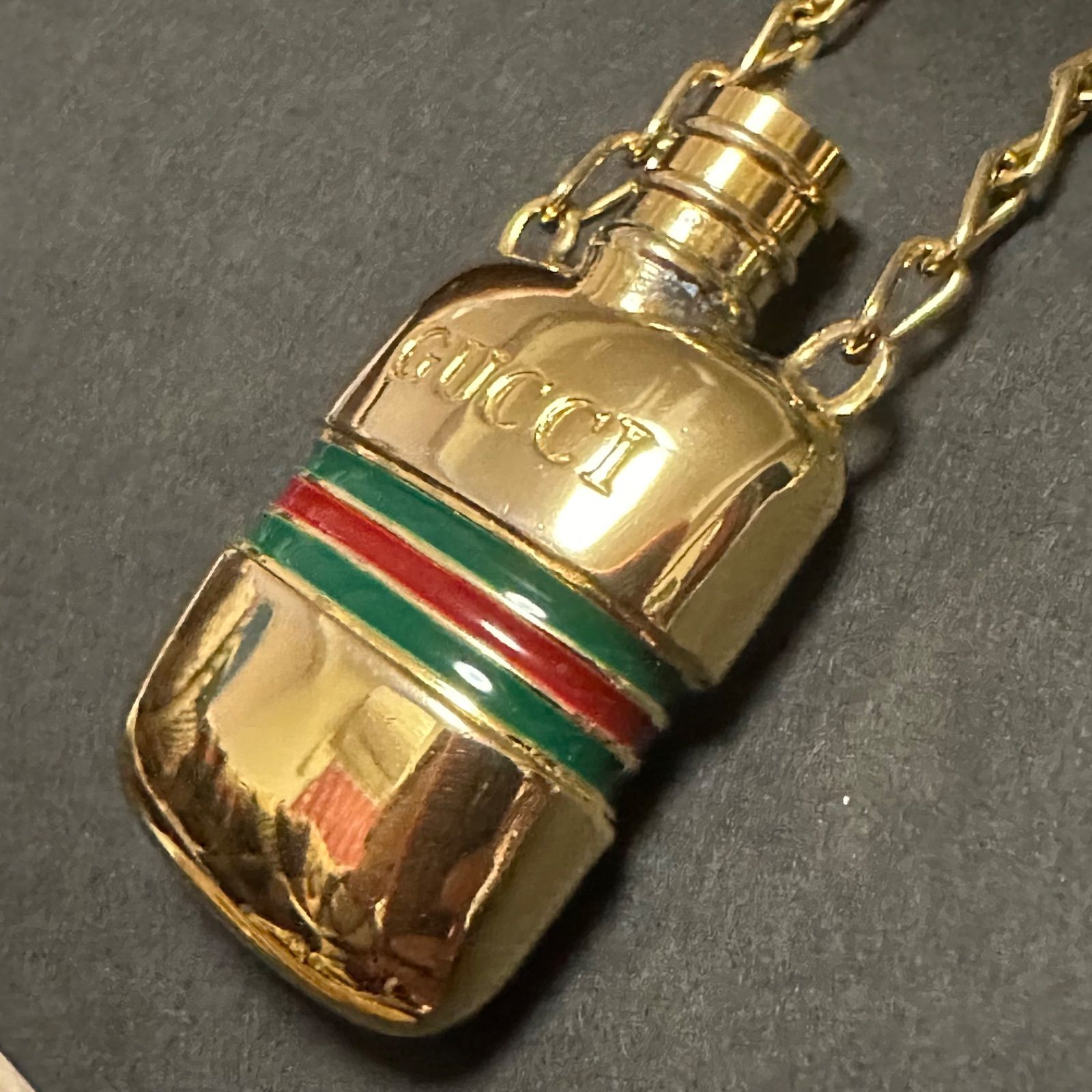 グッチ GUCCI ネックレス パフュームボトル シェリーライン GP 