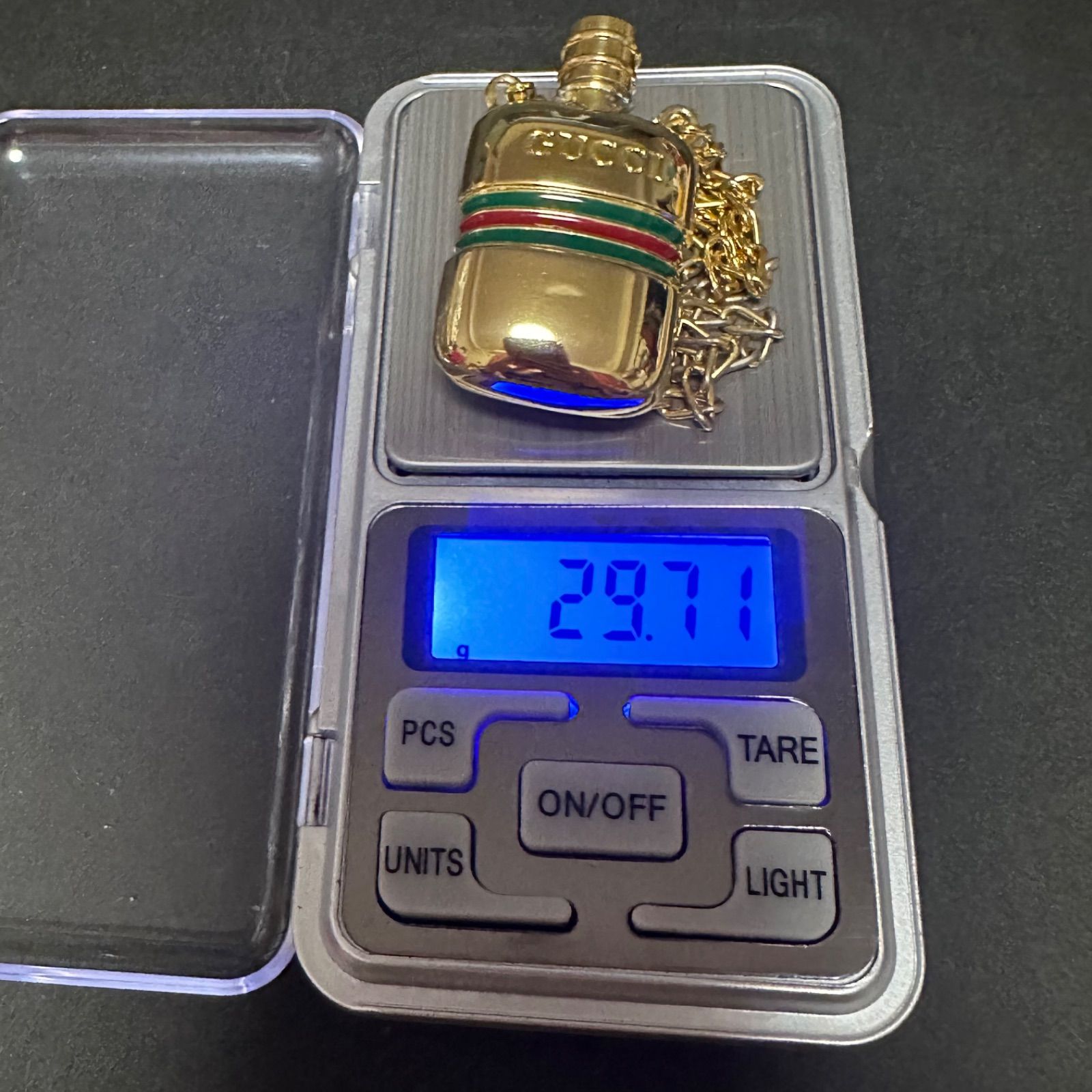 グッチ GUCCI ネックレス パフュームボトル シェリーライン GP