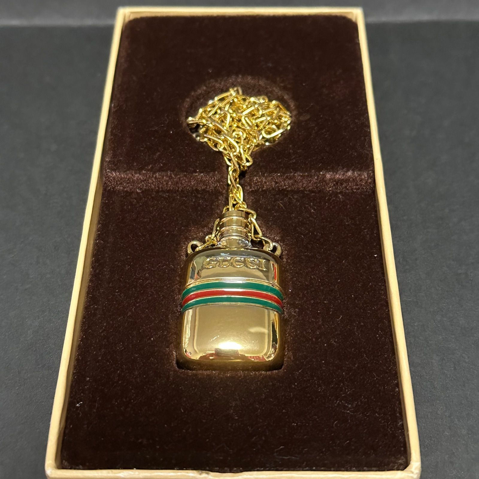 グッチ GUCCI ネックレス パフュームボトル シェリーライン GP