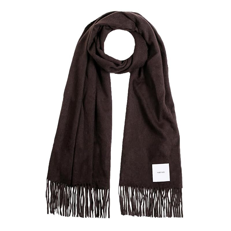 彡 matti totti 03.ブラウン カシミヤ ストール カシミア 100 大判 厚手 レディース 無地 女性 ロング リバーシブル カシミヤストール カシミアストール ギフト プレゼント A 0016 B-3 1