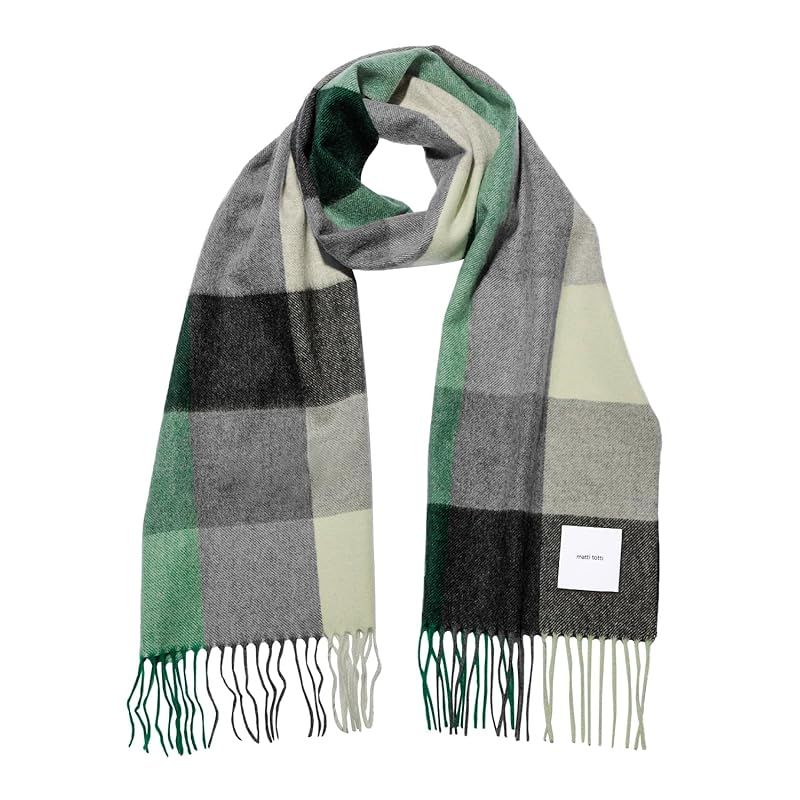 彡 matti totti フォレスト カシミヤ マフラー カシミア 大判 厚手 メンズ チェック柄 チェック ストール 100 男性 ロング リバーシブル カシミヤマフラー カシミアマフラー ギフト プレゼント B 0021 36 1