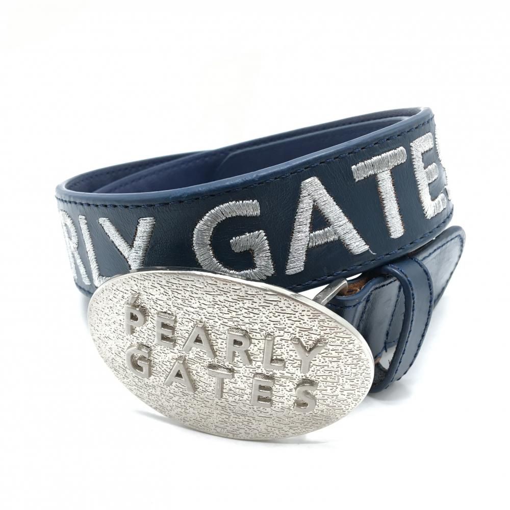 パーリーゲイツ トップ式ベルト ネイビー 30周年 レディース ゴルフ