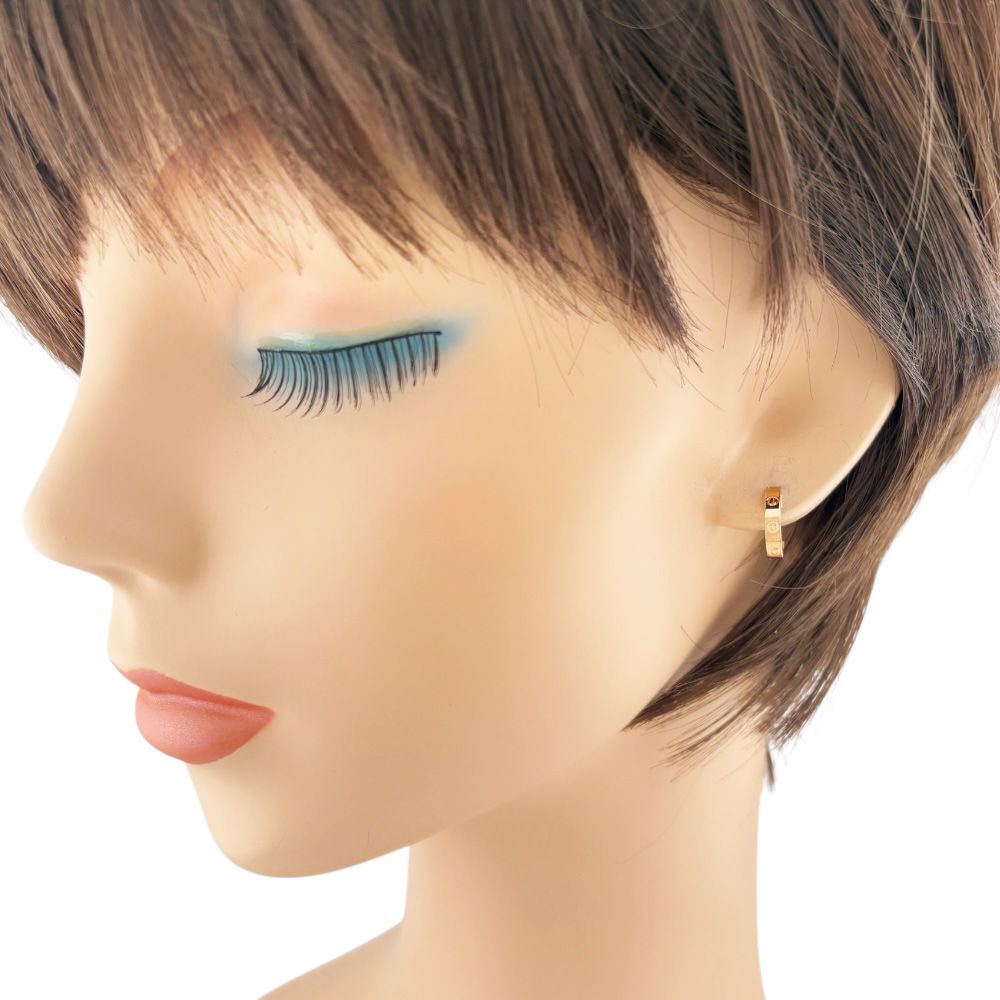 カルティエ ミニラブ ピアス 18金 K 18ピンクゴールド レディース CARTIER