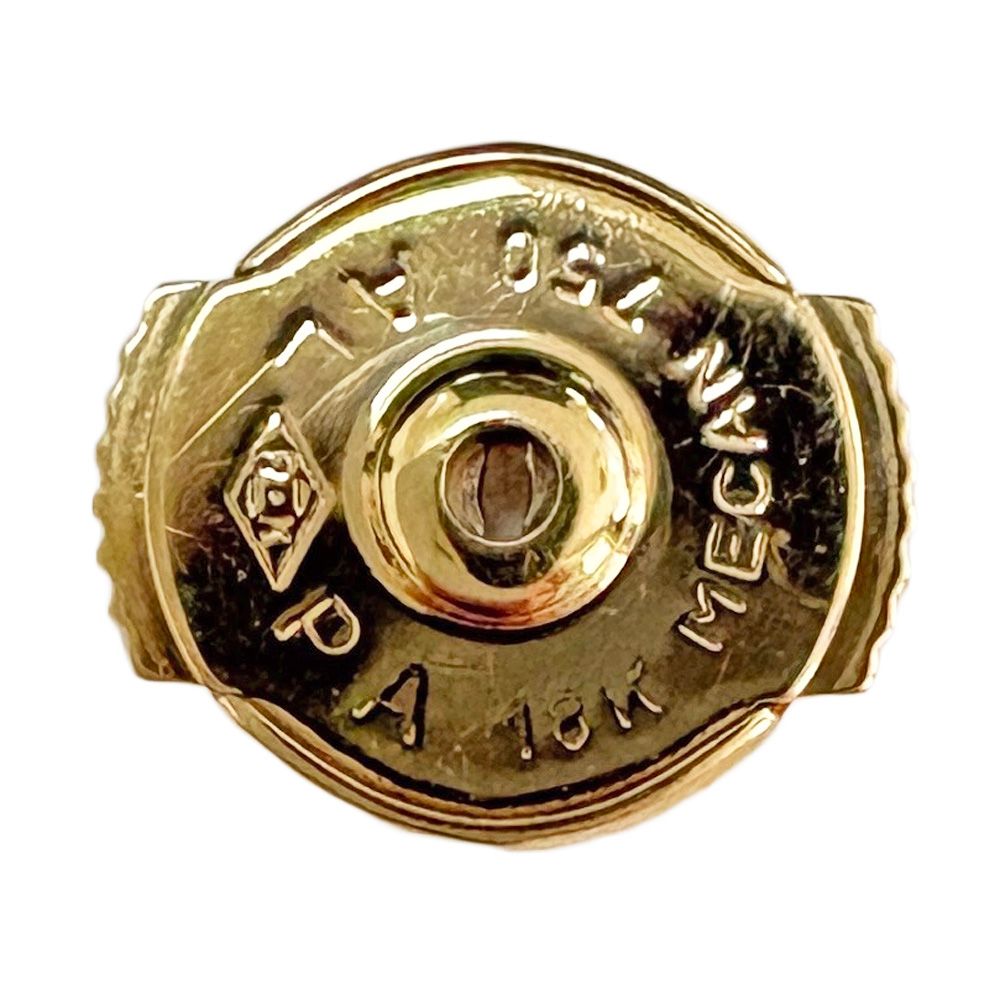 カルティエ ベビートリニティ ピアス 18金 K18イエローゴールド