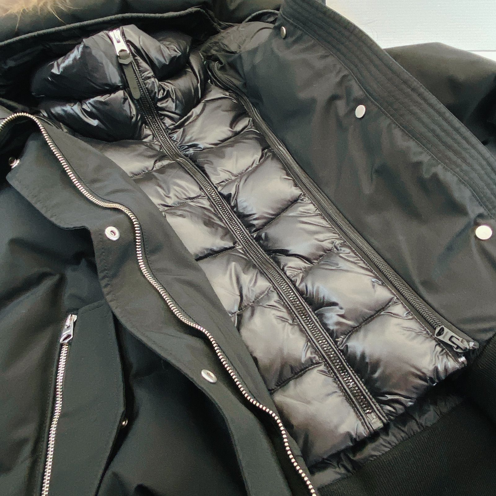 □MACKAGE マッカージュ NEFI-FZ フライト ダウンジャケット 11752240 