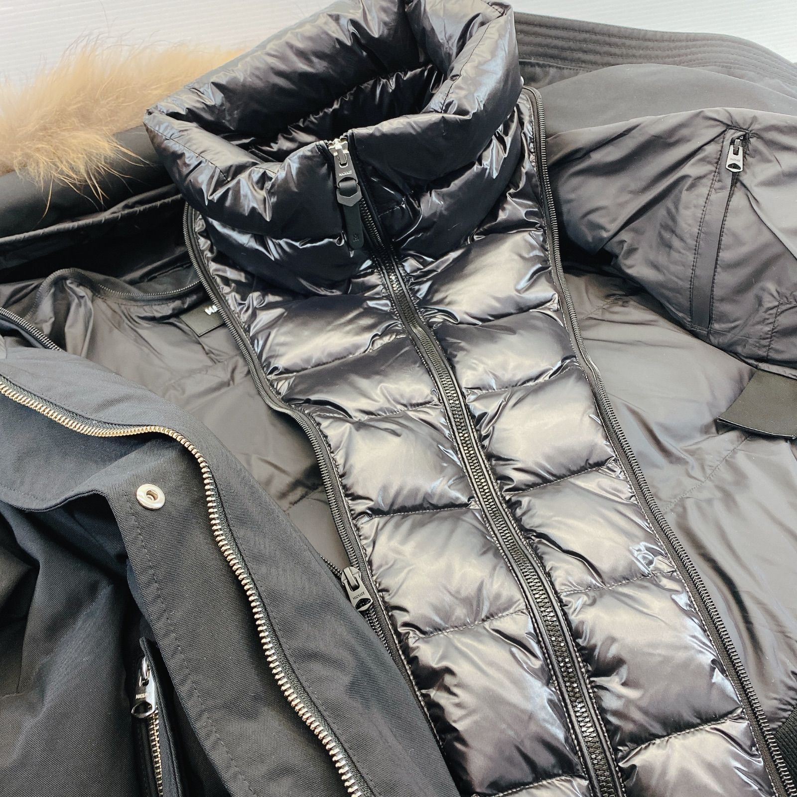 □MACKAGE マッカージュ NEFI-FZ フライト ダウンジャケット 11752240 