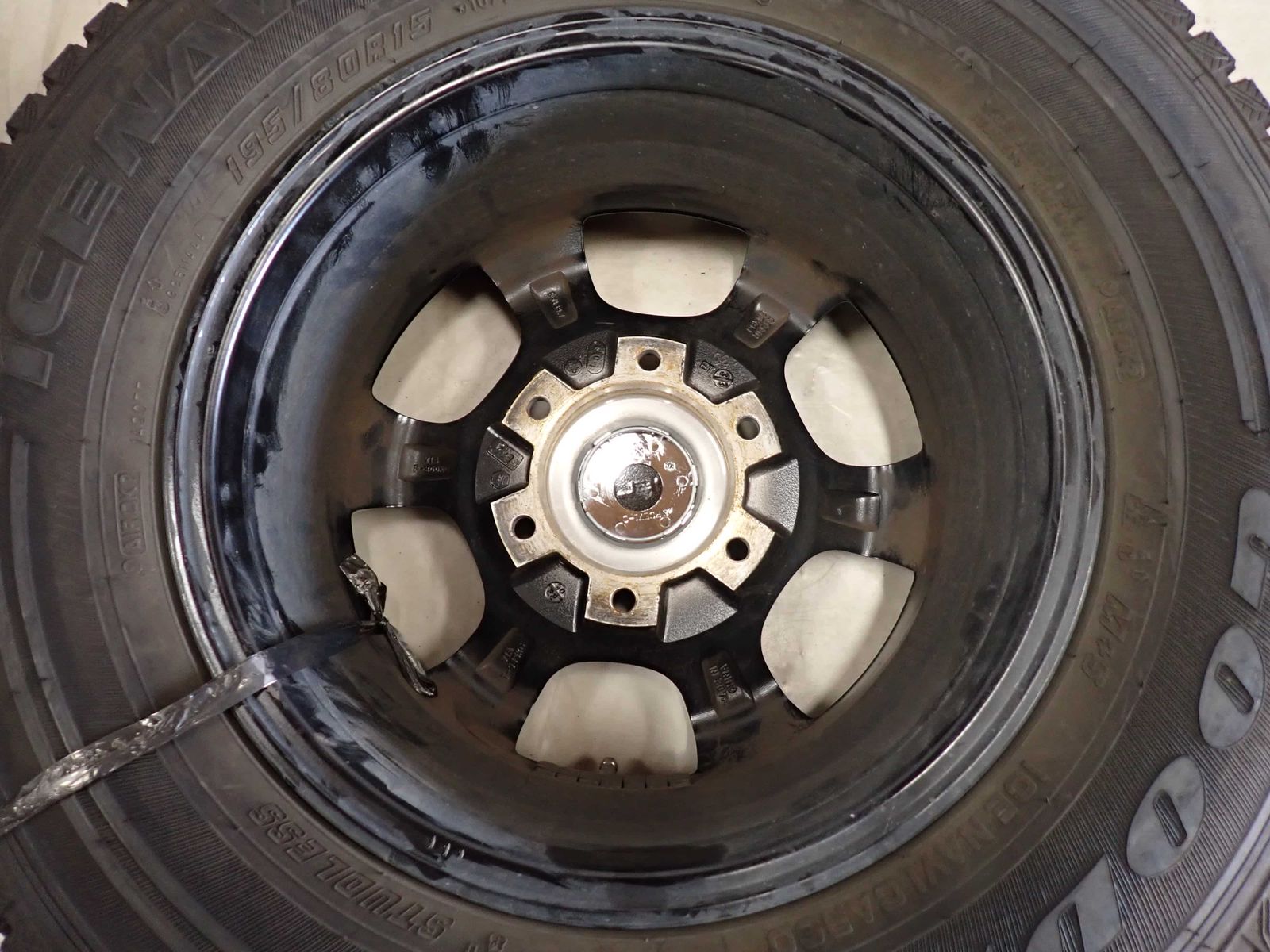  冬4本SET 会社宛 195 80 R 15 6 J 107 105 LT グッドイヤー アイスナビ カーゴ 22年製 FLEX DELF アルミ ハイエース NO F 6509 15インチ スタッドレス