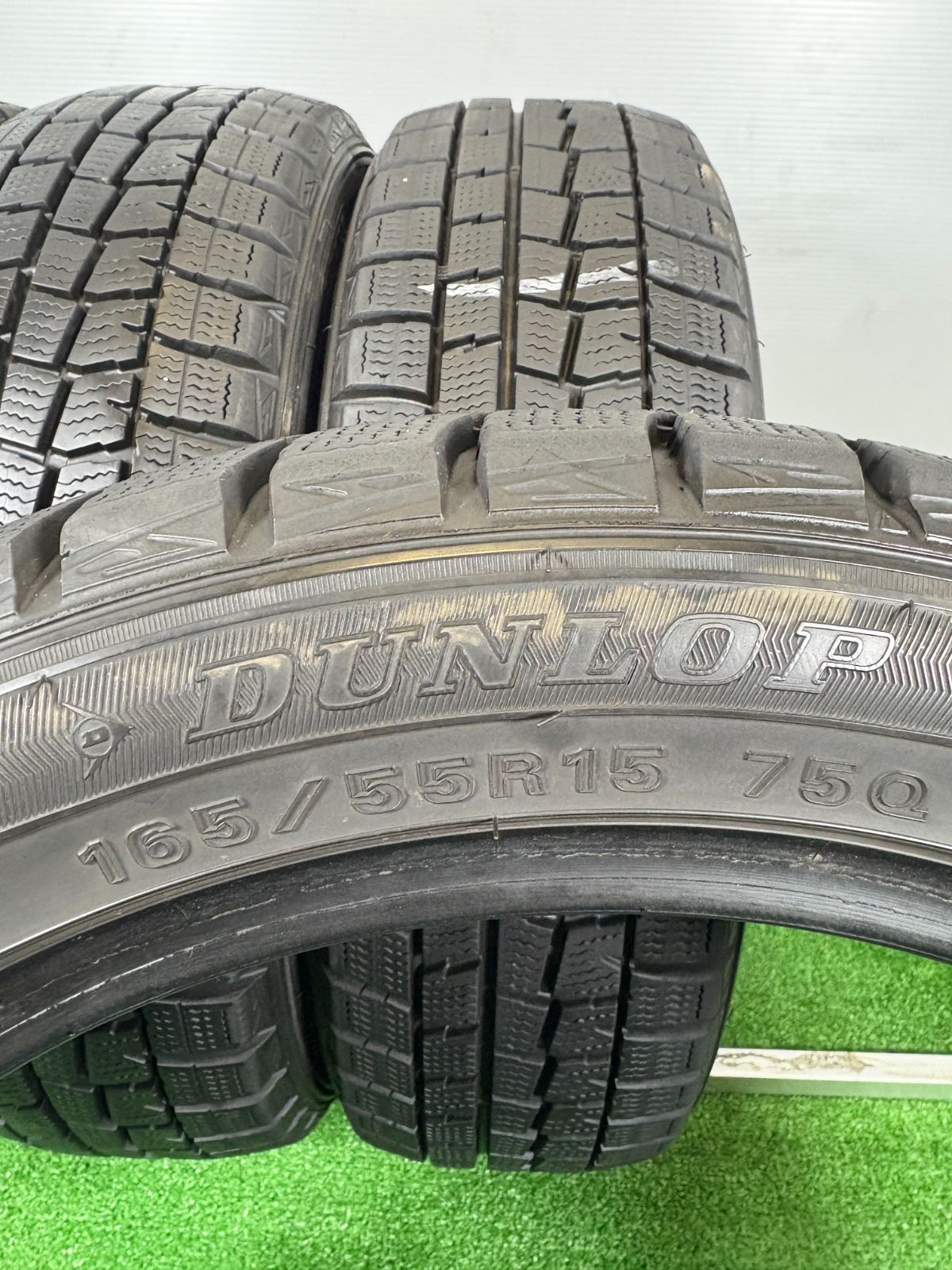 送料無料☆在庫処分 165/55R15 ダンロップ WM01 2019年製 4本 冬