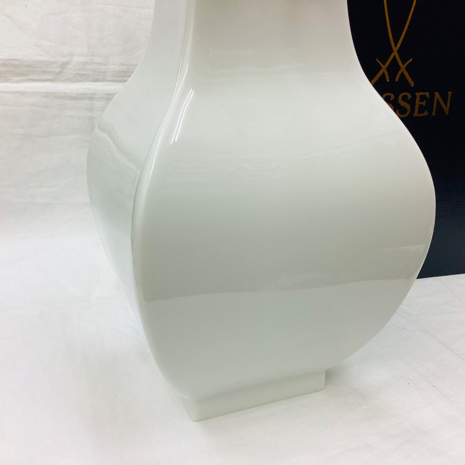 ☆Meissen マイセン バタフライスクエア 花瓶 花瓶 L 000000/50909