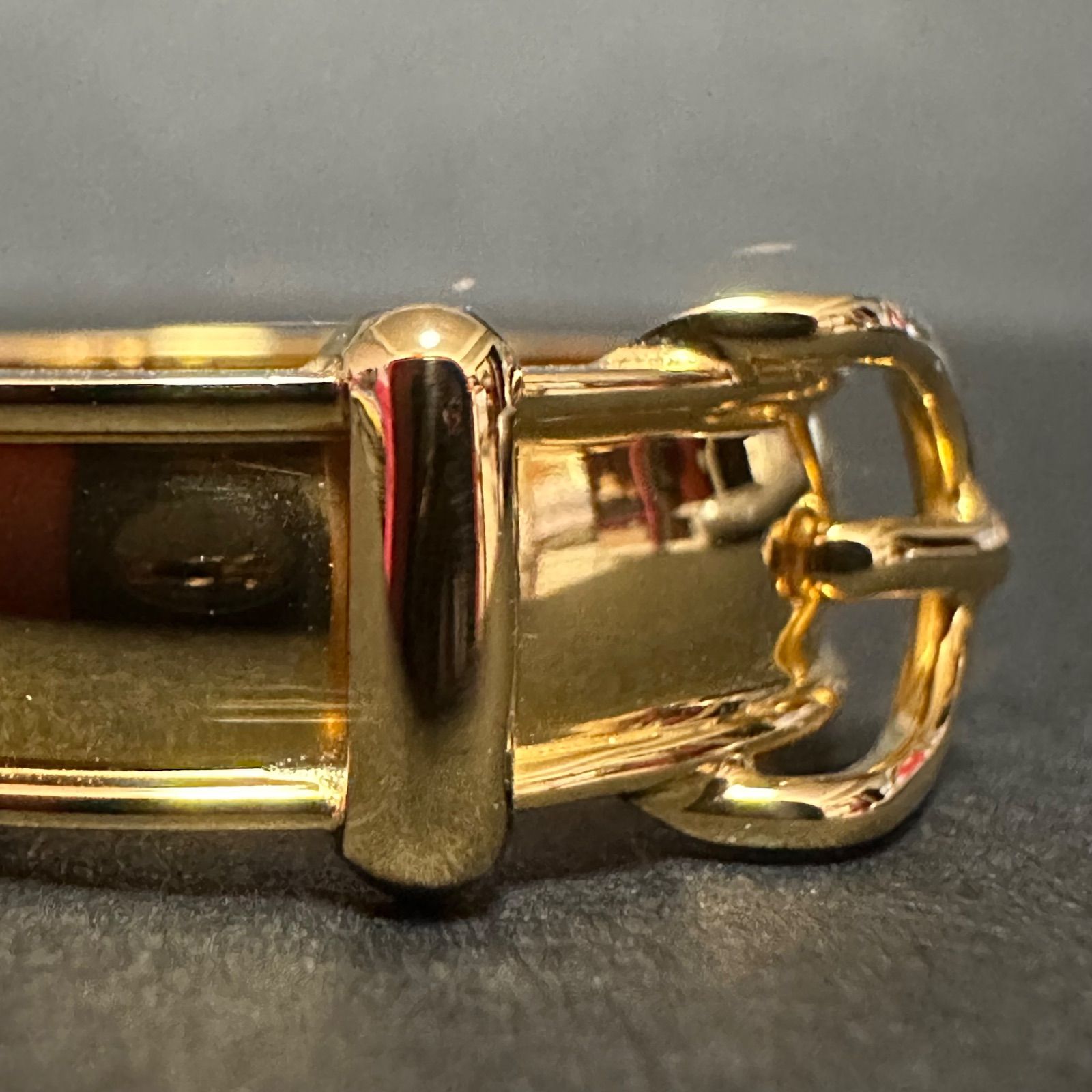 極美品 エルメス HERMES スカーフリング ブックルセリエ ベルト