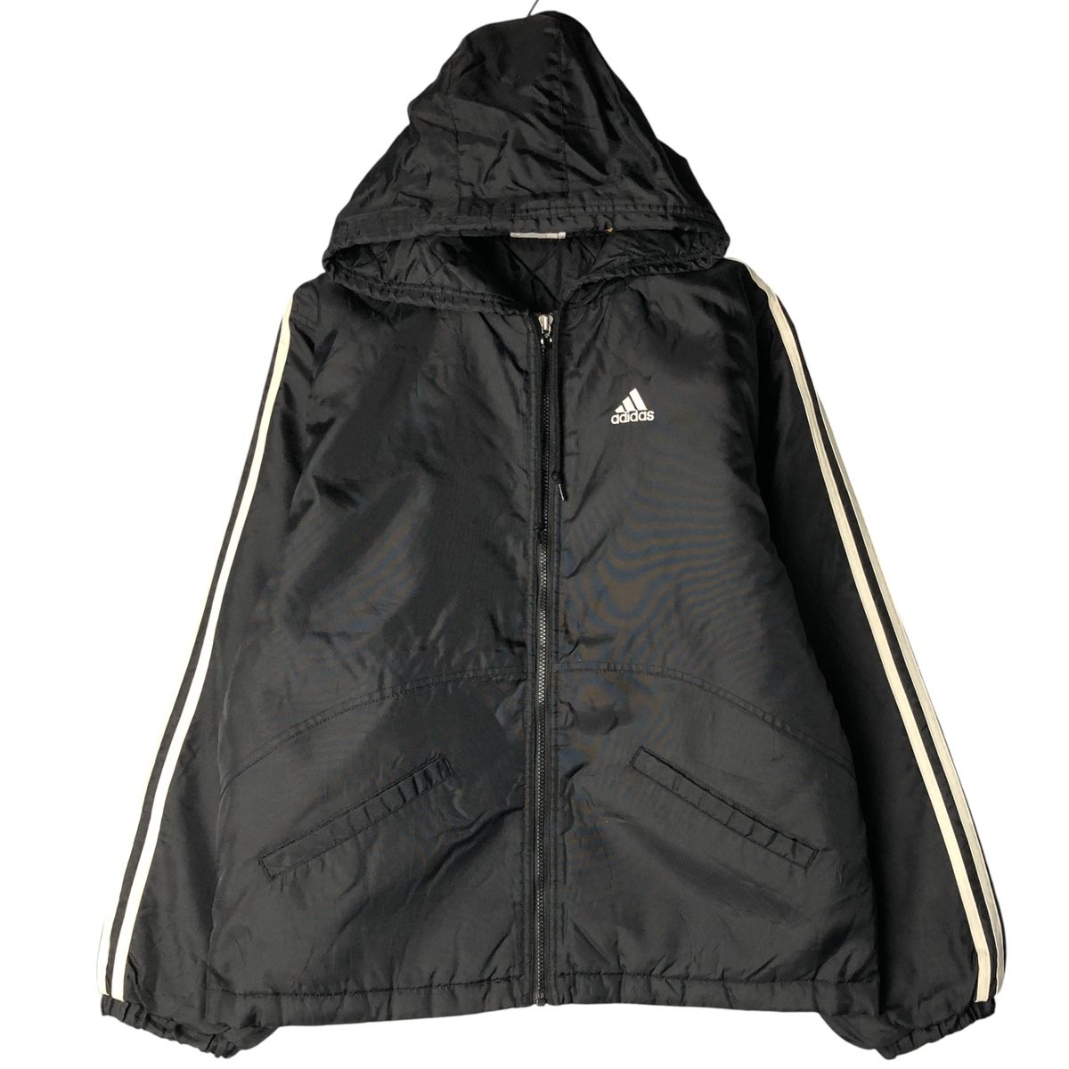 古着 90年代 アディダス adidas 中綿パーカー パファージャケット 