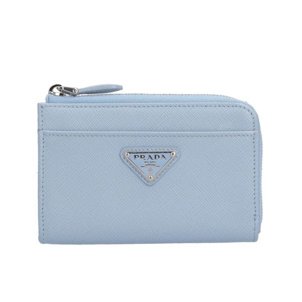 プラダ トライアングル サフィアーノ コインケース レザー 1 PP 122 レディース PRADA