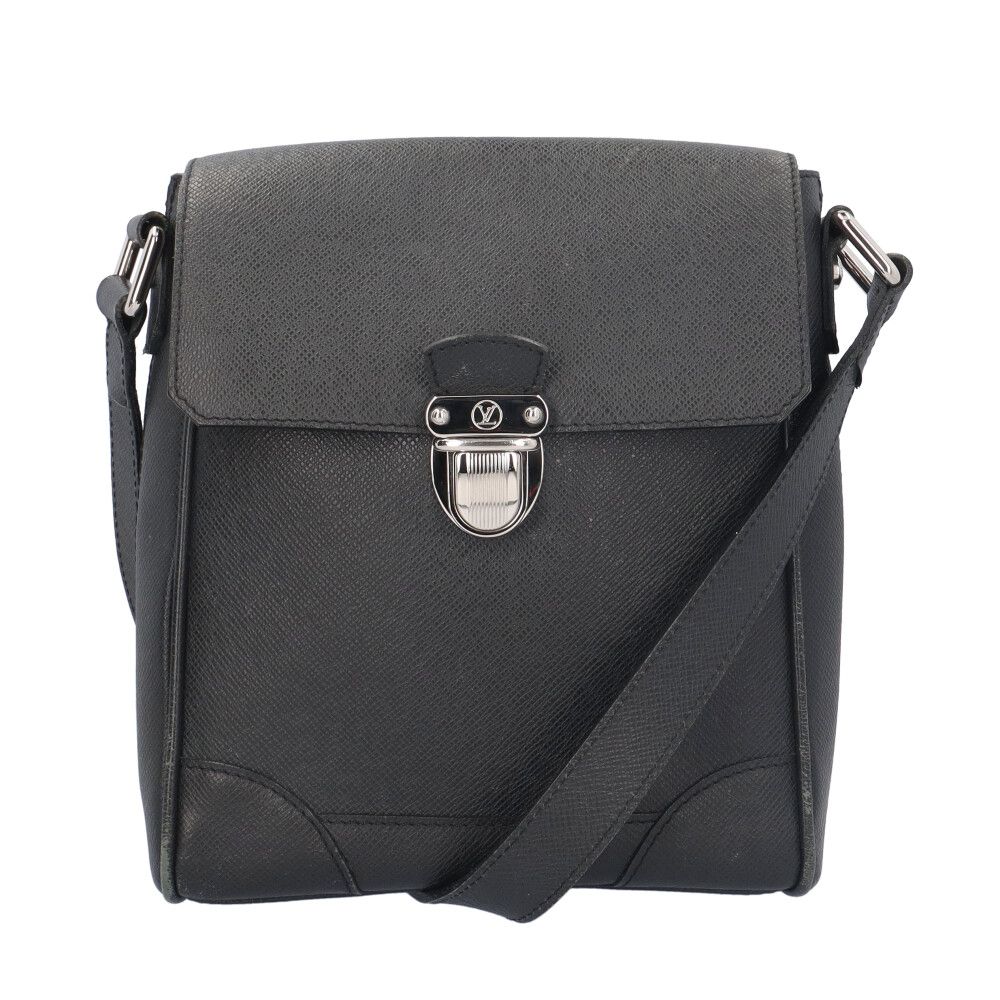 ルイヴィトン ルカ タイガ ショルダーバッグ タイガレザー M 31192 ブラック メンズ LOUIS VUITTON ルイ ヴィトン