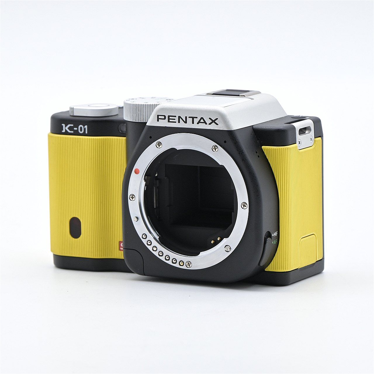 PENTAX ペンタックス K 01 イエロー ブラック ボディ ミラーレス一眼レフカメラ