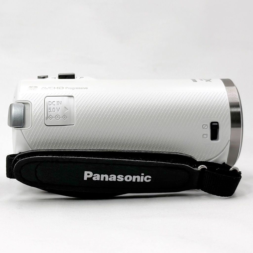 美品】パナソニック Panasonic HC-V480MS-W ホワイト ビデオカメラ