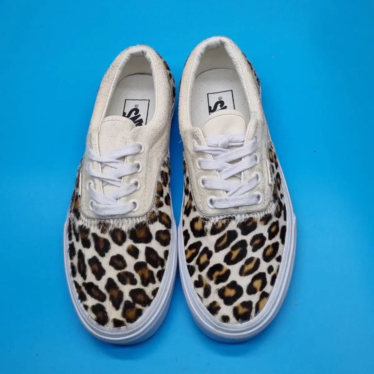VANS ヴァンズ ヒョウ柄 レオパード カーフレザー レディーススニーカー 230