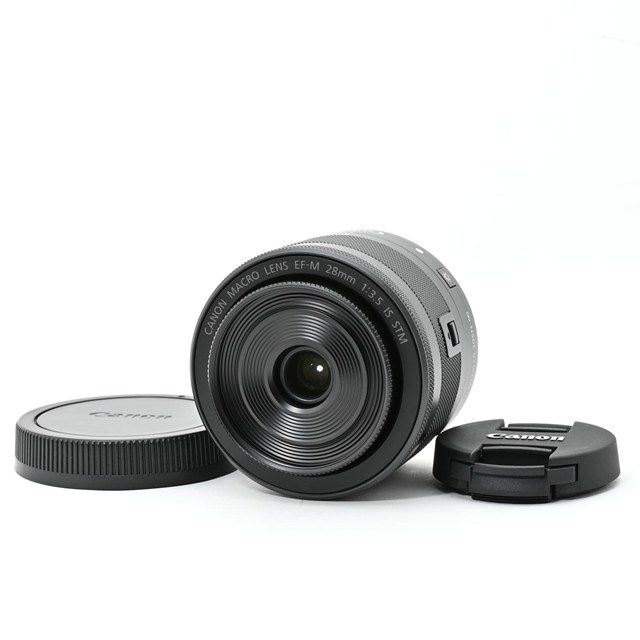Canon EF M 28 mm F 3 5 IS STM Mマウント対応 単焦点レンズ 手ブレ補正搭載で安心撮影 コンパクト＆軽量設計 同等コンディション