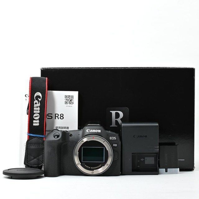 Canon キヤノン EOS R 8 ボディ シャッター数 以下の 同等品 軽量フルサイズで高画質＆高速AF