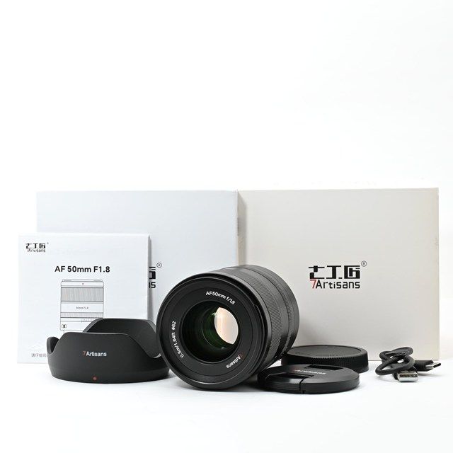美品＞ 7artisans 七工匠 50mm F1.8 AF ソニーEマウント｜オート