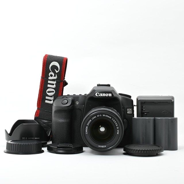 良品＞ Canon EOS 40D EF-S18-55 IS レンズキット｜動作確認済・実用