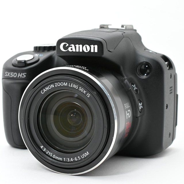 並品 Canon PowerShot SX 50 HS 光学50倍ズーム搭載 高倍率コンパクトデジタルカメラ 使用感あり フラッシュポップアップ不良 その他動作良好