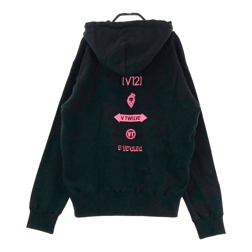 V12 ヴィトゥエルブ　ゴルフ　レディースパーカー　サイズS □980 V12 - WAKE PARKA | パーカー | ブラック | レディース | ゴルフウェア