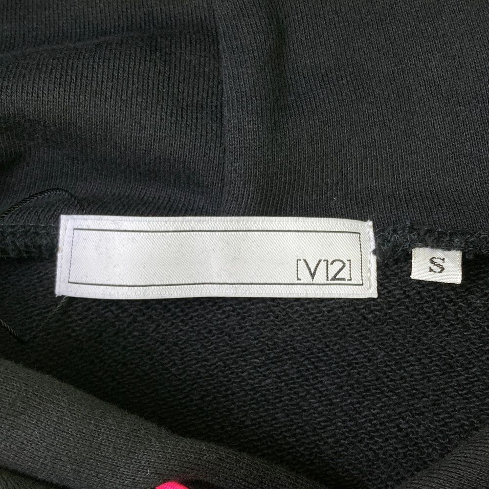 サイズ：S V12 ヴィトゥエルヴ ロゴパーカー ブラック系 [240101580153