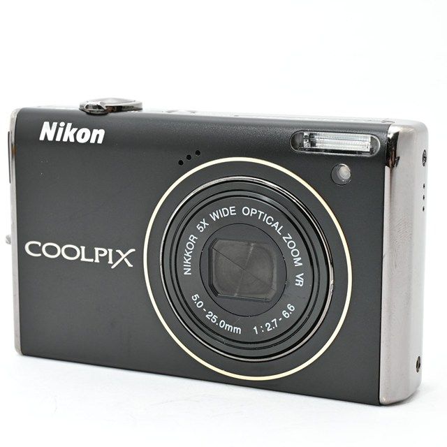 Nikon COOLPIX S 640 ブラック コンパクトデジタルカメラ フラッシュ正常 高倍率ズーム搭載 元 き