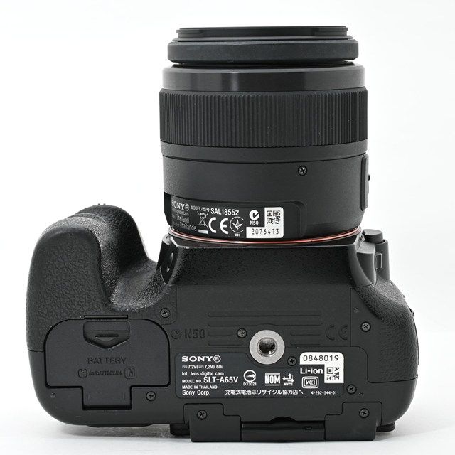 良品＞ SONY α65 ズームレンズキット｜DT 18-55mm F3.5-5.6 SAM付属