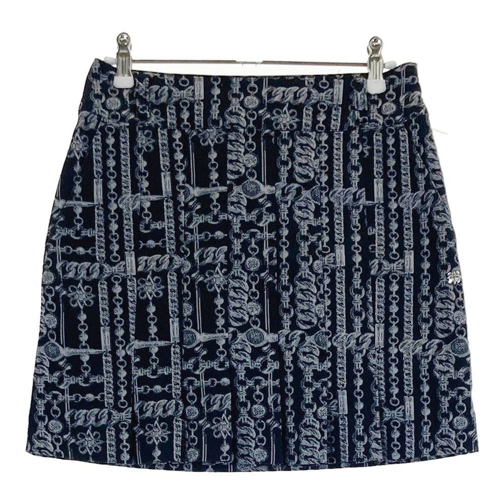 サイズ S ST ANDREWS セントアンドリュース スカート 総柄 ブラック系 ゴルフウェア レディース ストスト