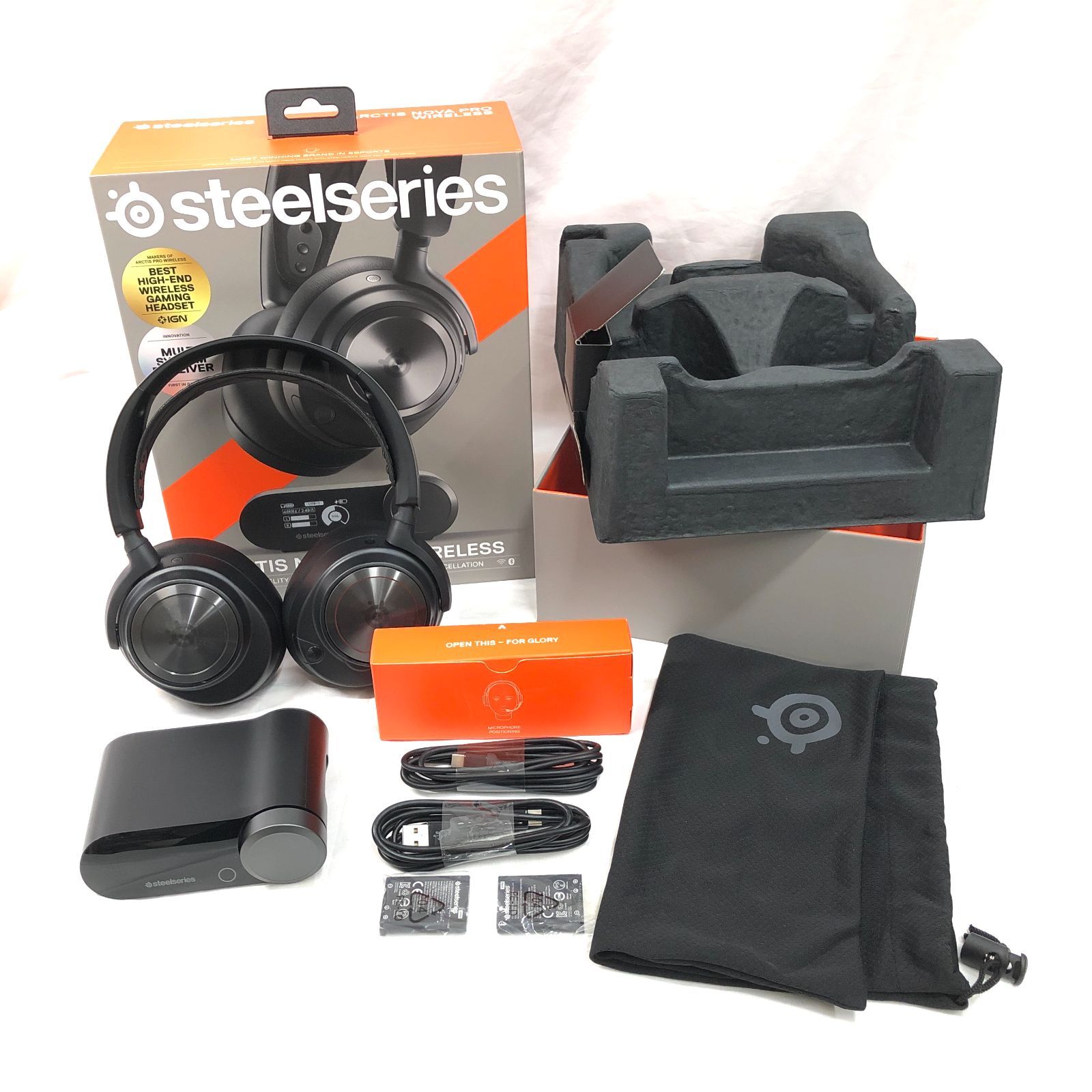 SteelSeries ゲーミングヘッドセット ヘッドホン Arctis Nova Pro