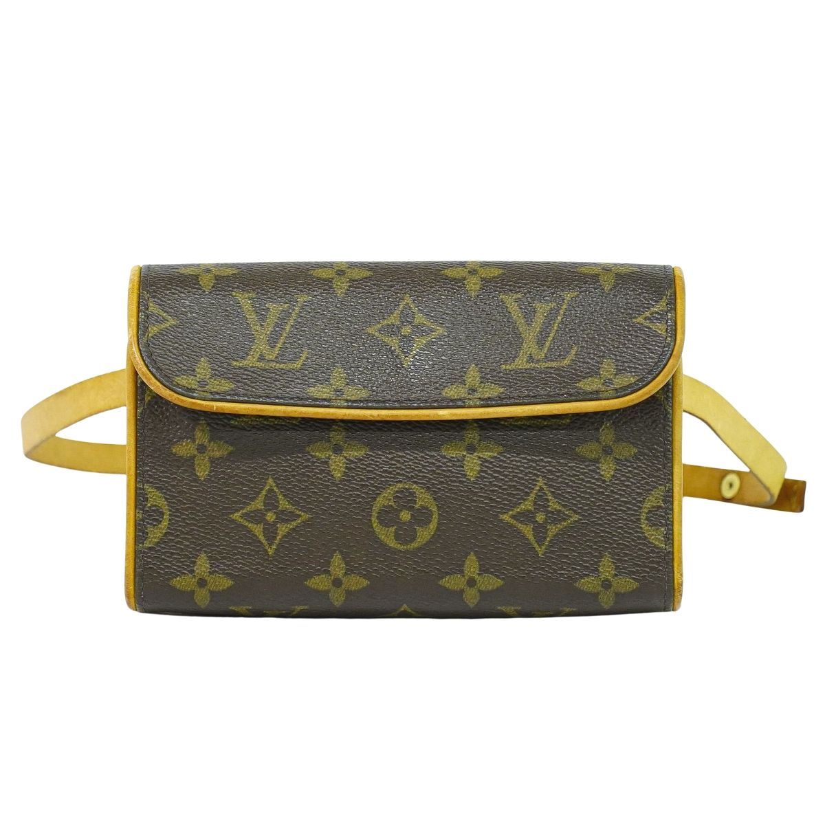 ルイヴィトン LOUIS VUITTON LV ポシェット フロランティーヌ モノグラム ウエストポーチ ブラウン M 51855 ビトン バッグ フォロー割