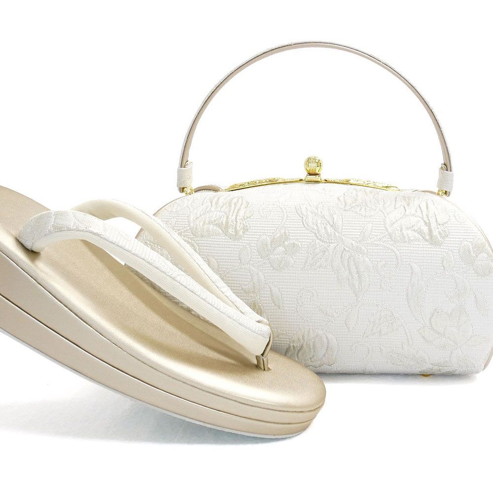 成人式 草履バッグセット Lサイズ LLサイズ ローブデコルテ フォーマル ms 2147