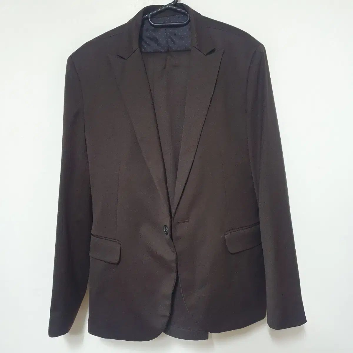 ブラウン スーツ セット ジャケット ズボン 97 34