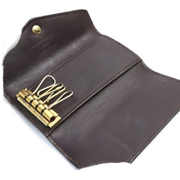  ルイヴィトン Louis Vuitton ミュルティクレ4 4連キーケース ヴェルニ アマラント G金具 M 90909 17954 キーケース 小物