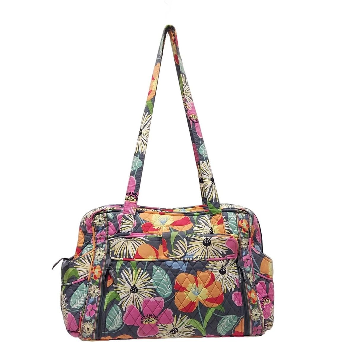 Vera Bradley(ベラブラッドリー) ボストンバッグ - ダークグレー 
