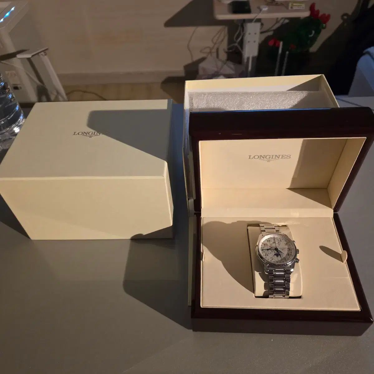  マスター ムーンフェイズ クロノ 40 mm 自動巻き時計 腕時計(アナログ)