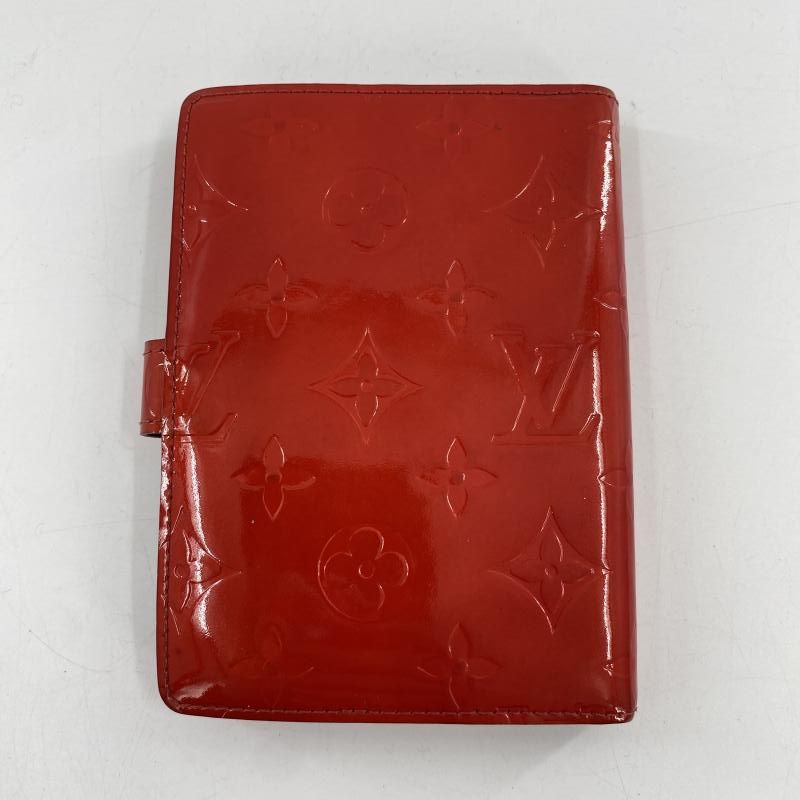 LOUIS VUITTON アジェンダPM 手帳カバー R 21003 モノグラム ヴェルニ レッド ルイ ヴィトン 10