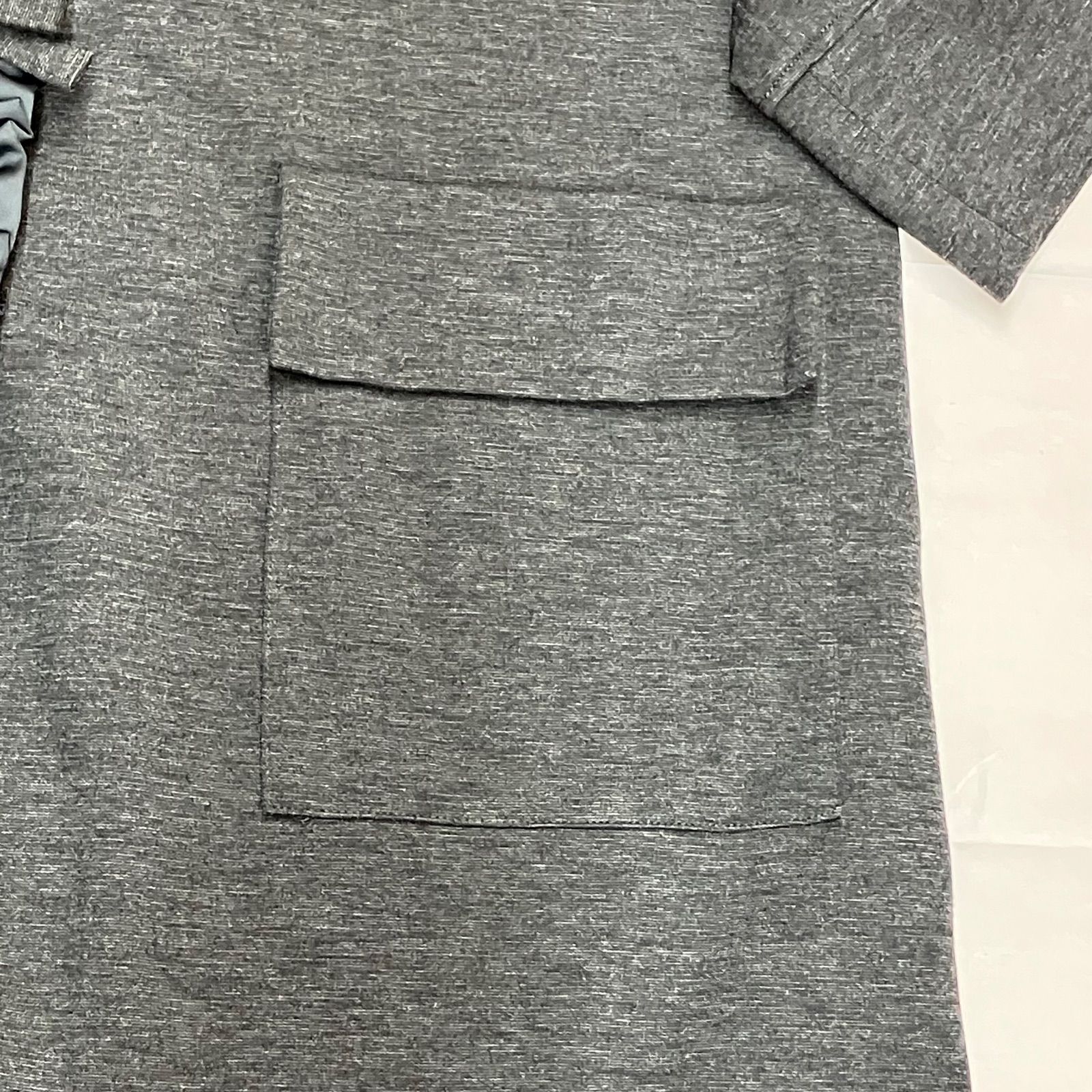 美品】&LOVE アンドラブ フリルトリミングフェミニンポンチコート 3L