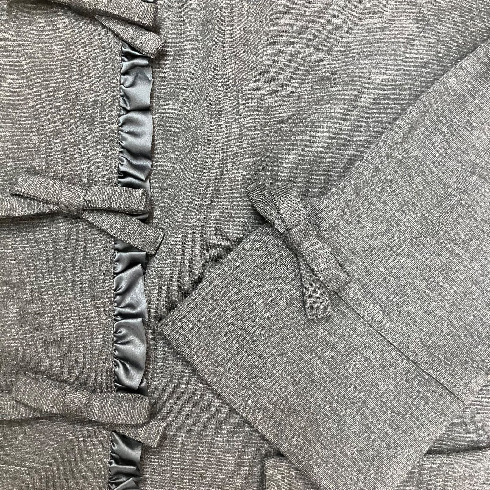 美品】&LOVE アンドラブ フリルトリミングフェミニンポンチコート 3L