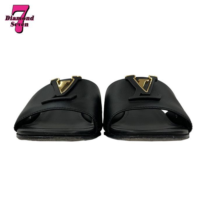 中古】Louis Vuitton ルイヴィトン マレ ミュール ノワール 36サイズ