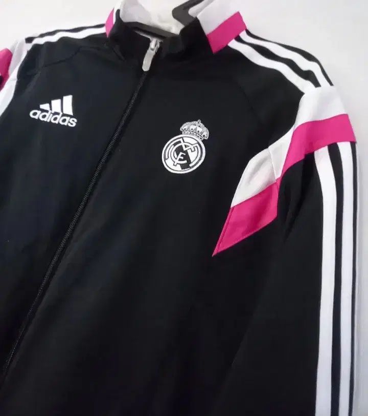 アディダス ルマドリード 黒白 トラックジャージ ジャージ ジップアップジャージ 85 90
